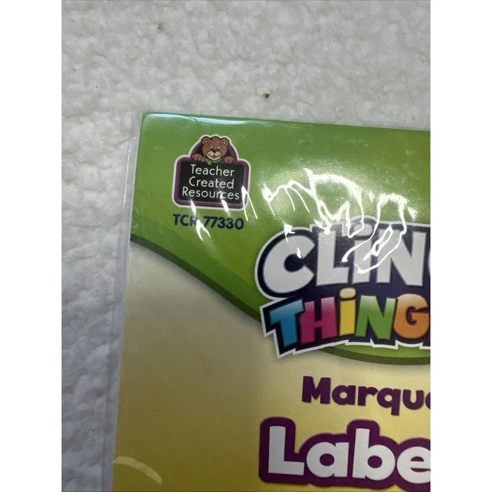 Teacher Created Resources Clingy Playful Patterns Labels 13 Write On Wipe Off